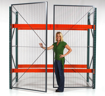 Wirecrafters security enclosures for pallet racking