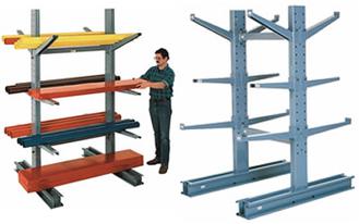 Cantilever Rack to store bar stock, pipe, tubing, lumber.