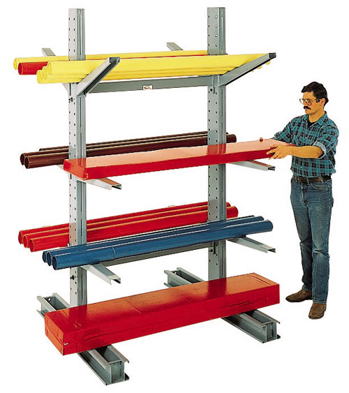 Meco 1000 Double Sided Cantilever Uprights Racking